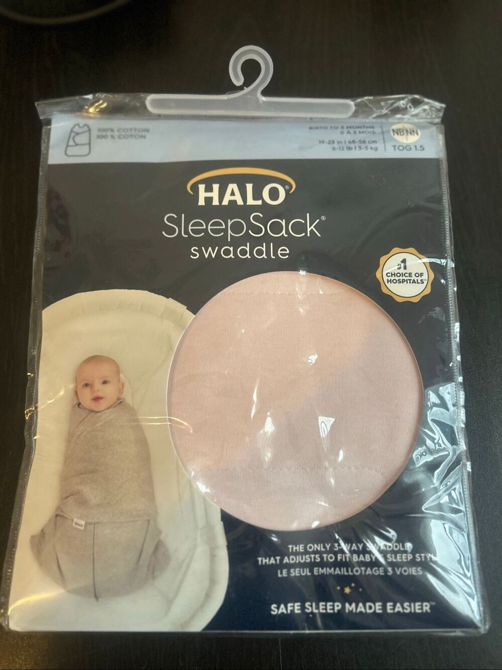 Halo Sleep Sack Swaddle Size 0-3 Months
